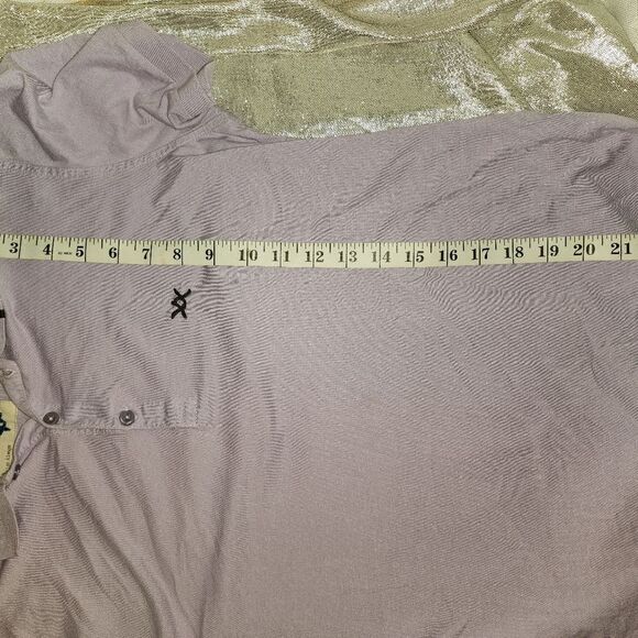 Super cute lavender color Project e collared shirt size large. - Picture 5 of 5